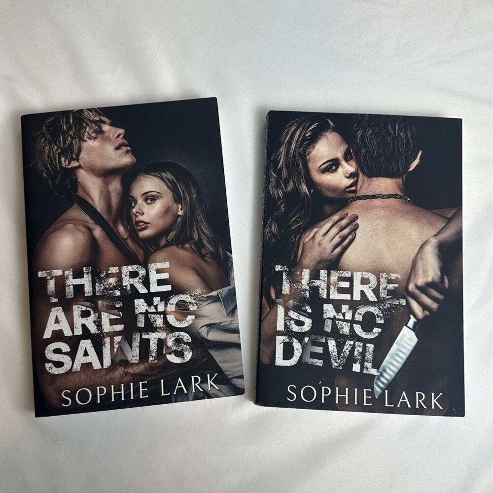 SIGNED There Are No Saints There Is No Devil Sophie Lark OOP Indie Set